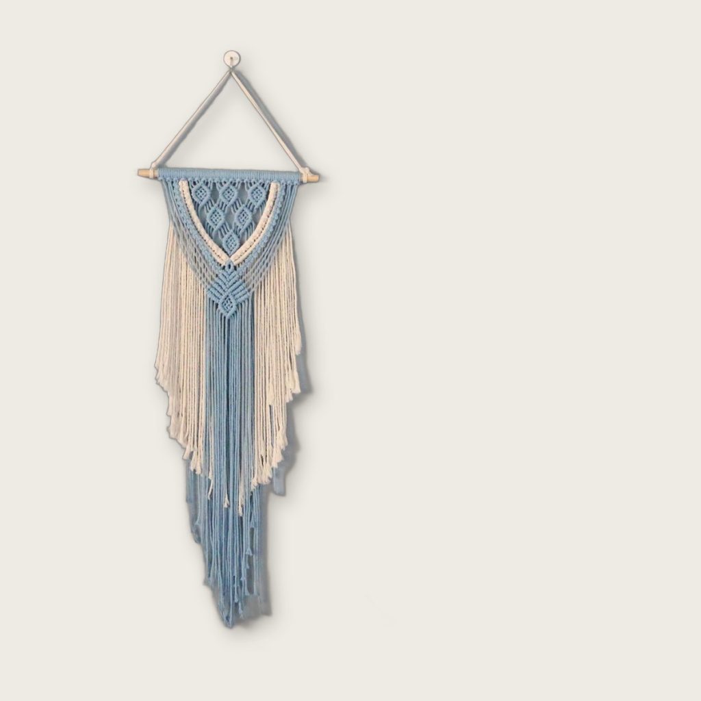 Wandkleed met franjes — 38 x 114 cm