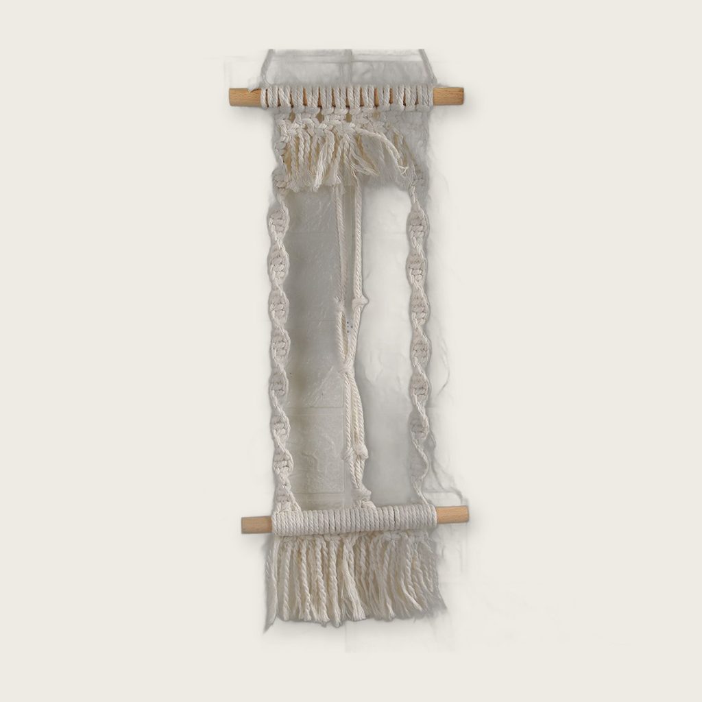 Wandkleed droogbloemen — 20 x 45 cm