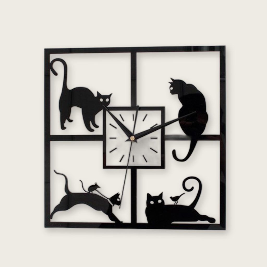 Wandklok stil uurwerk — 30 x 30 cm