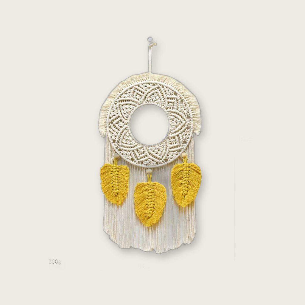 Wandkleed met franjes — 30 x 60 cm