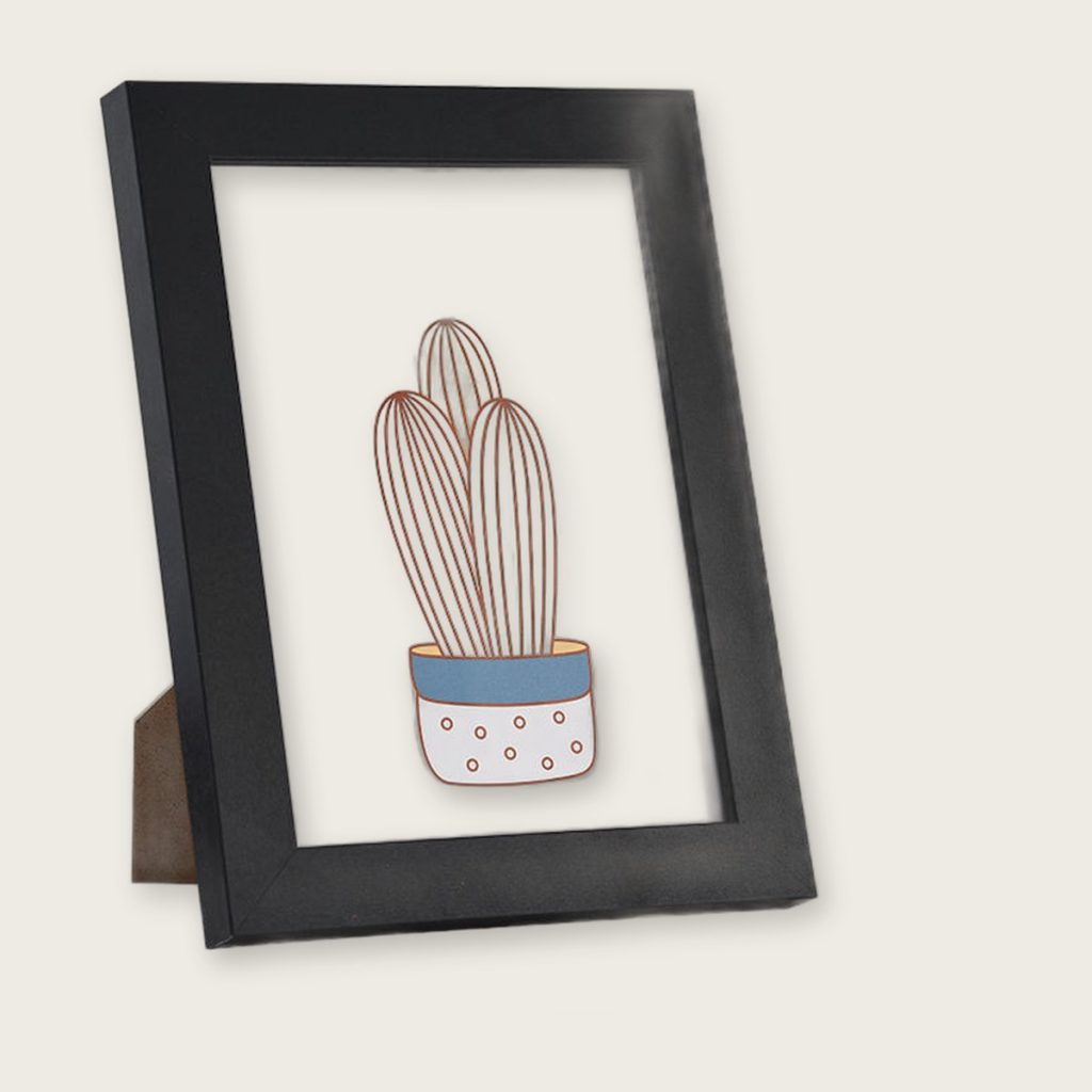 Fotolijst met slinger — 13 x 18 cm