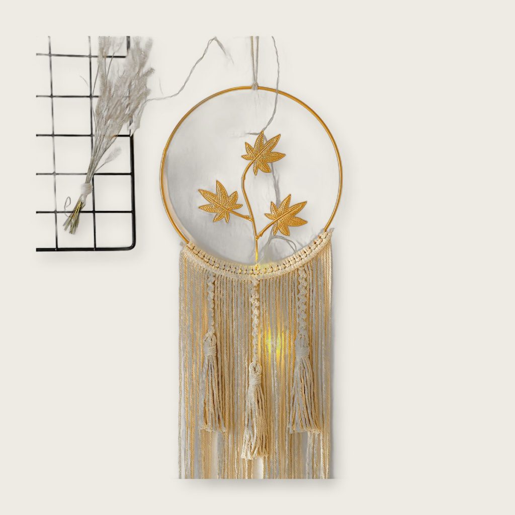 Wandkleed met franjes — 24 x 75 cm
